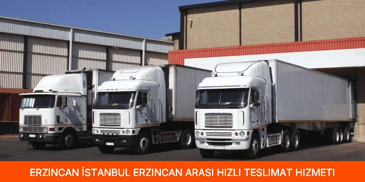 İstanbul Erzincan Arası Hızlı Teslimat Hizmeti